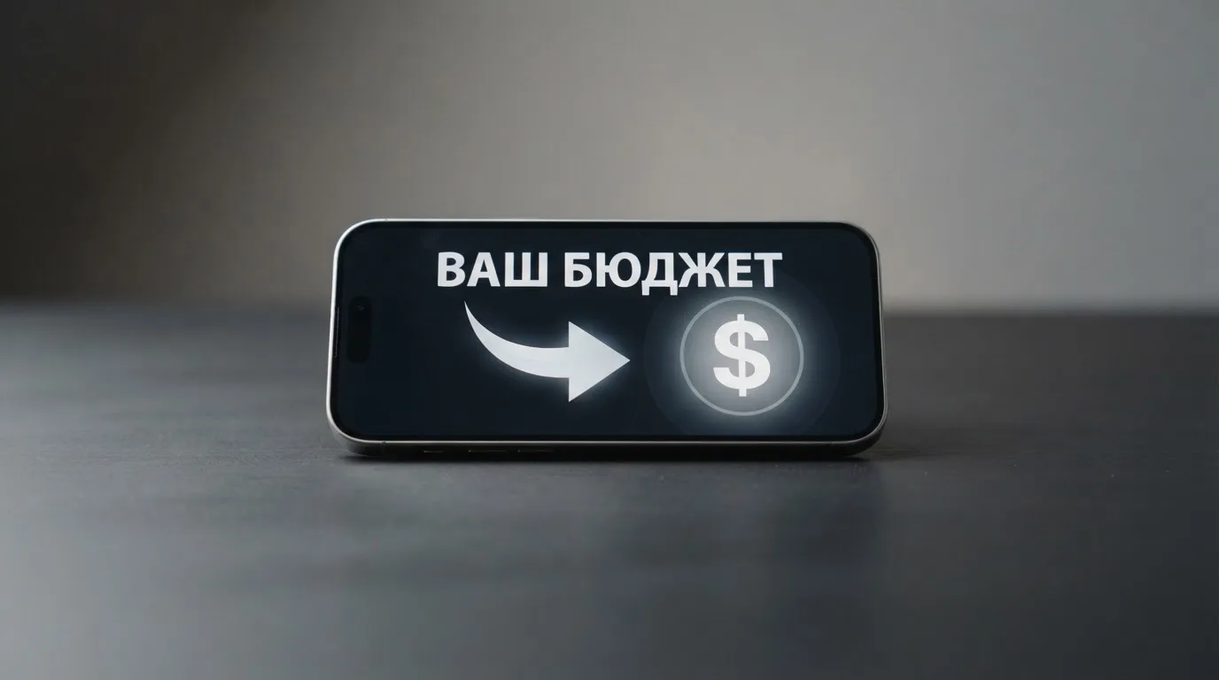 Телефон с экраном перевода стейблкоина